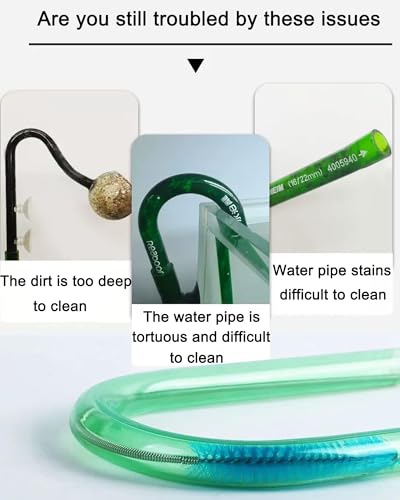 Flexible Long Drain Brush 67in Nylon Cleaner Double Ended Hose Tube Stainless Steel Pipe Brush 10 PCS 8.2in Straw Cleaning Brush - size: 67in