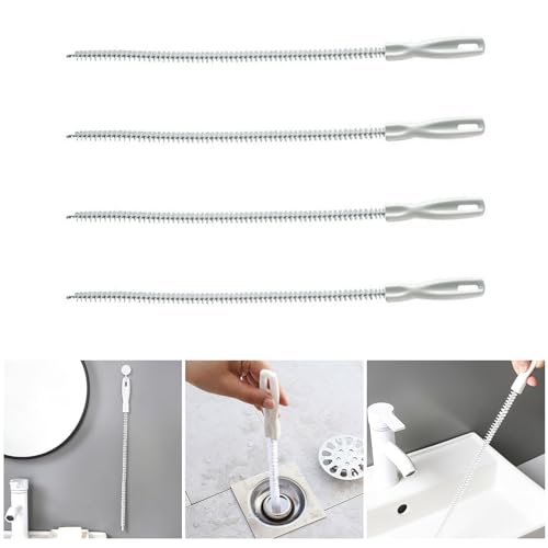 Household Sewer Hair Catcher Sewer Drain Cleaner Brush Bendable Sink Overflow Drain Brush Flexible Pipe Cleaner Gifts Drain Cleaning Brush for Household Use