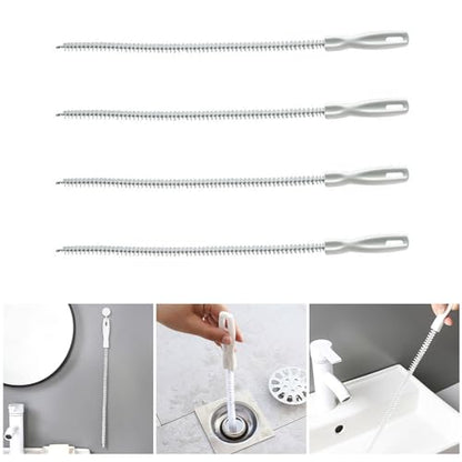 Household Sewer Hair Catcher Sewer Drain Cleaner Brush Bendable Sink Overflow Drain Brush Flexible Pipe Cleaner Gifts Drain Cleaning Brush for Household Use