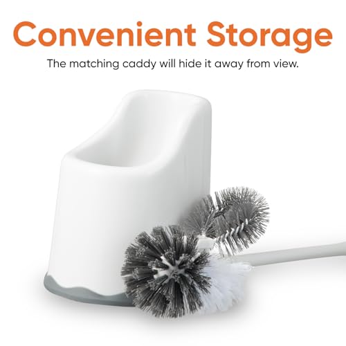 Superio Sink & Toilet Plunger with Toilet Bowl Brush and Holder Set - Dual-Purpose Drain Plunger with Mold-Resistant Rubber Head & Ergonomic Grip - size: Toilet Brush and Plunger Set
