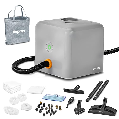 Dupray Neat Plus Steam Cleaner, Multipurpose Steamer for Floors, Grout & Upholstery, Chemical-Free Cleaning, Fast Heat-Up, 40-Piece Accessory Kit - size: 40-piece (Neat Plus + Steam Cleaning Pack Pro)