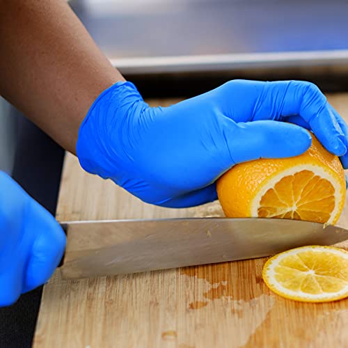 PEIPU Nitrile Disposable Gloves，Powder Free, Cleaning Service Gloves, Latex Free - size: Medium (Pack of 100), style: 100 Pcs
