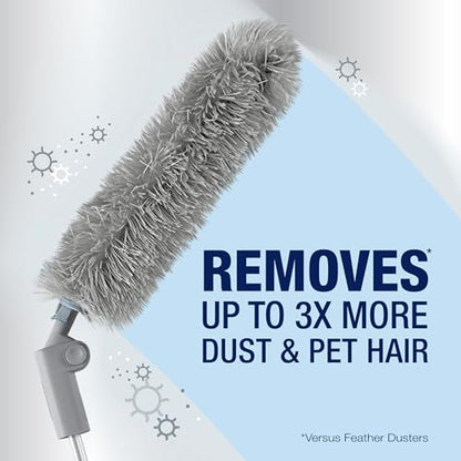 Bona High Performance Dusting System - 1 Extendable Handle, 3 Disposable Dusters, 1 Reusable Duster, & 1 Storage Bag - Extendable Dusting Kit - style: 6' Extendable Dusting Kit