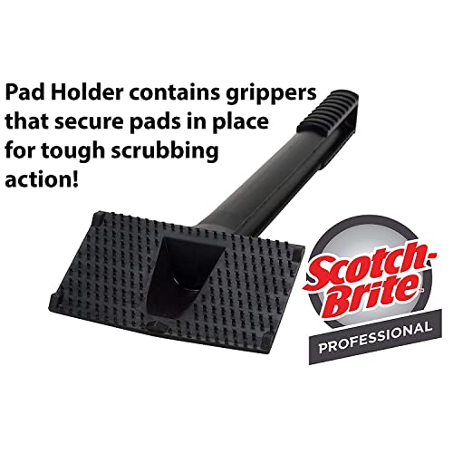 3M Scotch-Brite Griddle Cleaning, Quick Clean Heavy Duty Scour Pad, 4 in x 5.25 in, 6 Pads/Pack, For Baked On Food and Cooking Oils, Use on Hot or Cool Griddle - size: 4 in x 5.25 in, style: 6 Pads/Pack