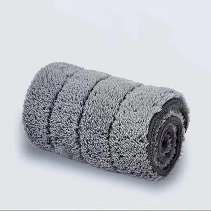 Floor Spray Mop - Reusable Fiber Cleaning System, Suitable for Tiles and Hardwood