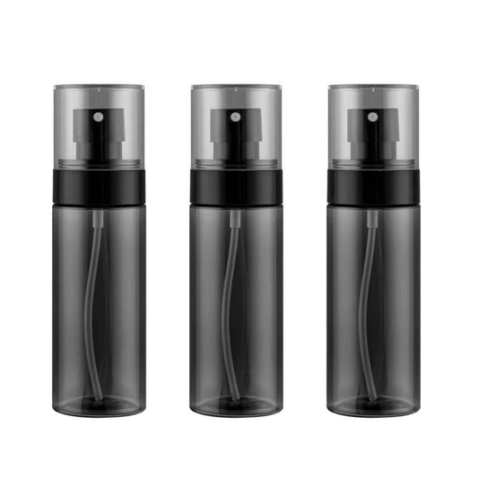 3 Pack Spray Bottles 2oz / 60ml, Fine Mist Small Spray Bottle Leak Proof, Refillable Travel Bottles for Toner, Cosmetics & Hair Care (Black, 2 oz / 60 ml) - color: Black