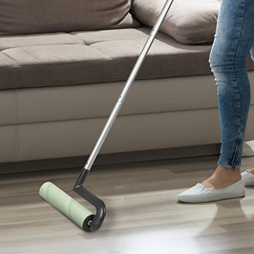 Smart Design Mega Floor Lint Roller Refill - Set of 2 (100 Sheets Total) - Easy-Peel Angled 10 inch Large Adhesive Sticky Sheets - Cleaning, Carpet, Car, Clothes, Dog Cat Fur, and Pet Hair Remover - size: 1 Count (Pack of 1)