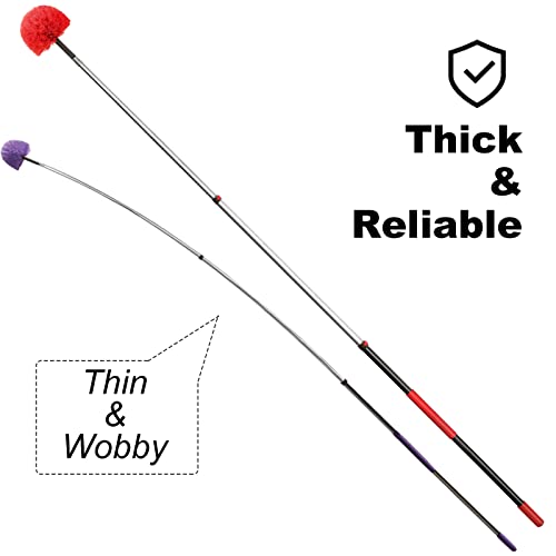 20 Foot High Reach Dusting Kit with 5-12 Foot Extension Pole // High Ceiling Duster with Telescopic Pole // Cobweb Microfiber Duster // Outdoor & Indoor Extendable Duster Cleaning Kit - size: 12 feet