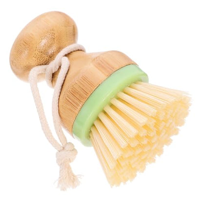 Handle Dish Brush Palm Scrubber Kitchen Cleaning Brush for Dishes Vegetables Stubborn Stains Green