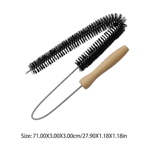 DOITOOL Dryer Vent Cleaning Brush 28 Inch Flexible Lint Remover with Non-Slip Handle for Dryer Vent and Refrigerator Coil Cleaning Tool