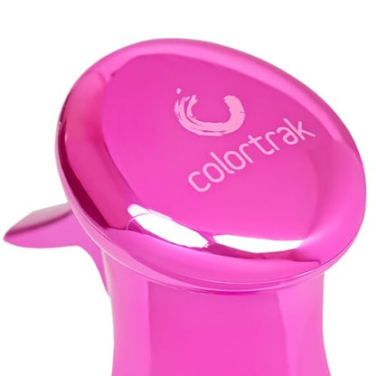 Colortrak Luminous Spray Bottle, 250ml/8.5oz Bottle with Full 360° Distribution, Easy-Use Pump, Quick View Window to Monitor Water Level, Eco-Friendly, Pink/Purple - color: Pink/Purple