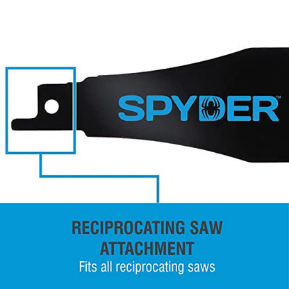 Spyder 400002 Wire Brush Reciprocating Saw Attachment - style: Carbon Steel Blister Pack