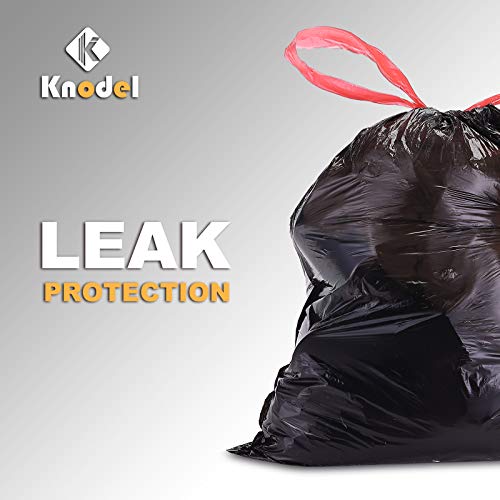 K KNODEL Drawstring Trash Bags, Perfect for Car Trash Can with Lid, and for Car Trash Can with Zipper, Ultra Strong Garbage Bags, 3 Gallon, 50 Count - size: 1 Count (Pack of 50)