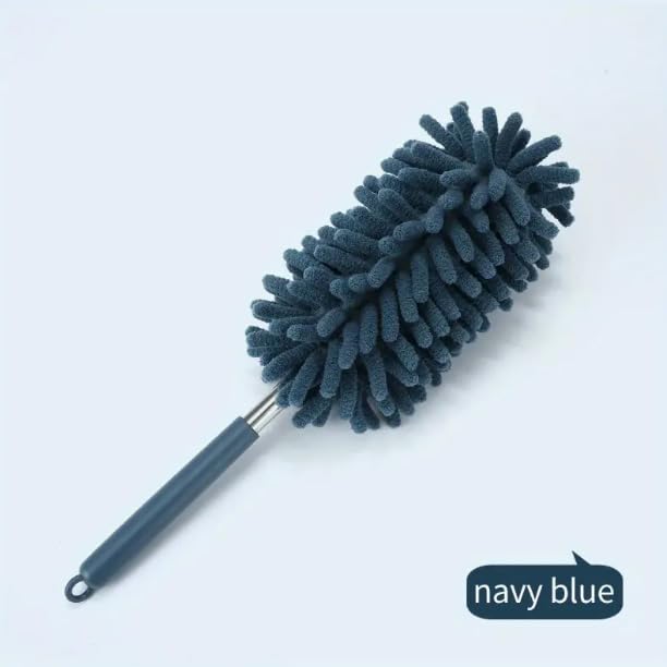 1pcs Chenille Dusters Used for Cleaning and Dusting, Reusable Microfiber dusters Refills, Microfiber Duster for Cleaning extendable Pole Duster Washable(Blue) - color: 02