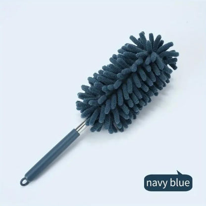 1pcs Chenille Dusters Used for Cleaning and Dusting, Reusable Microfiber dusters Refills, Microfiber Duster for Cleaning extendable Pole Duster Washable(Blue) - color: 02
