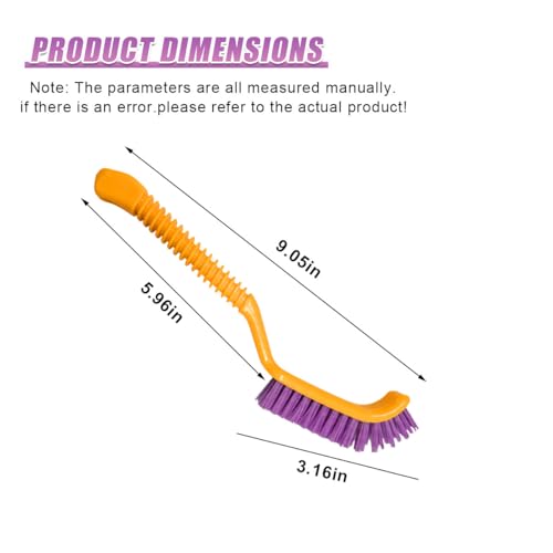 Car Crevice Cleaning Brush, Multipurpose Window Track Detail Brush, Scratch-Resistant Hard Bristle Gap Scrubber for Car, Home, Kitchen, Sink (3PCS) - size: 3PCS