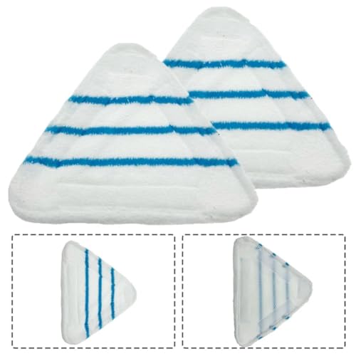 2Pcs mop pads Compatible with GOODMANS 10 in 1 Steam Mop Pads Steam Cleaning Floor Mats 35459X2 Washable Reusable Replacement Mopping Cloth