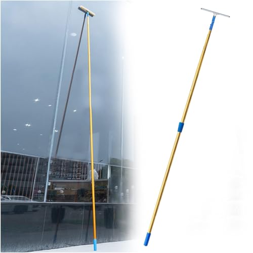 Professional Window Cleaner with Long Handle, Indoor Outdoor Windows Cleaning System with Extension Pole, Window Squeegee Professional Kit for Housekeeping(1PC,L 11.5ft/3.5m) - color: 1pc, size: L 11.5ft/3.5m