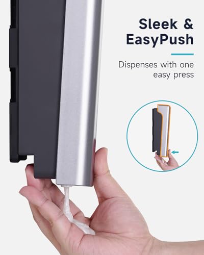 AIKE 3 Chambers Shower Shampoo and Conditioner Dispenser 3 x 11.8 fl.oz. for Bathroom(Silver) - color: Silver, size: Triple Chamber