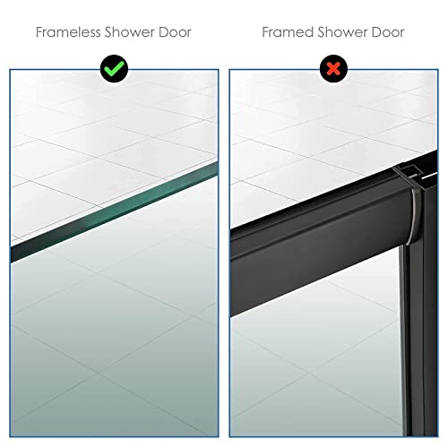 Simtive 10-Inch Shower Squeegee (Includes 1 Shower Door Hook and 1 Adhesive Hook), Shower Door Hooks (2-Pack), Both Silver, 2 Item Bundle