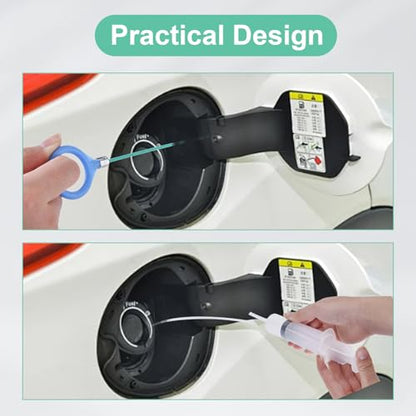 Upgraded car sunroof Drain Cleaning kit for Effortless Pipe clearing. Includes 118-inch Flexible unclogger, Hose Brushes and Flushing Syringe. for sunroofs, Trunks, and Wiper Drain Holes.