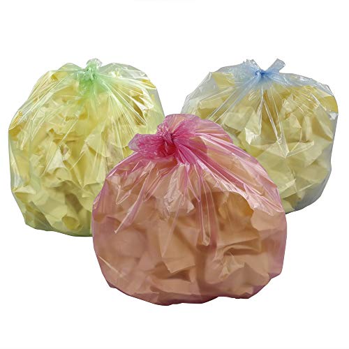 Small Trash Bag, 1.5 Gallon Garbage Bags/Trash Can Liners, 120 Counts | Unscented, Colored, Leakproof, Tear Resistant, for Under-sink Bins, Bedside Cans, Bathroom
