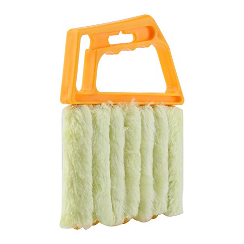 Mini Blind Cleaner, 4-in-1 Dusting Tool with Microfiber Rollers for Horizontal and Vertical Blinds, Washable and Reusable Window Blind Duster for Home, Office, and RV