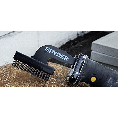 Spyder 400002 Wire Brush Reciprocating Saw Attachment - style: Carbon Steel Blister Pack