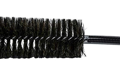 KONEX Flexi-Clean Pro Flexible Dryer Vent Cleaning Brush – 33” Long Horsehair Coil & Lint Trap Cleaner for Refrigerator Coils, Dryer Vents, Appliance Maintenance & Tight Spaces