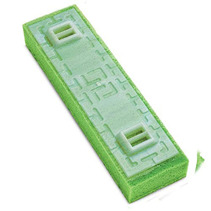 Libman Scrubster Mop Refill Pack, Three #3105 Refills Extra-Absorbent, Cellulose Coated Sponge Replacement Heads for The Libman Scrubster Mop, 3 Pack