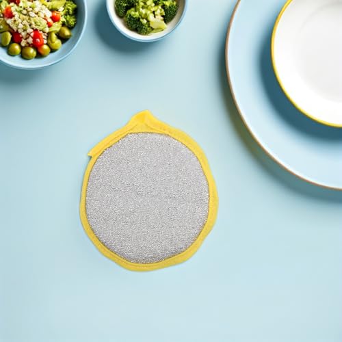 Alipis 50pcs Dual-Sided Kitchen Dish Cleaning Sponges, Reusable Non-Scratch Scrub Pads for Household and Pot Washing, Thick 2.5cm Multipurpose Cleaning Sponge Set