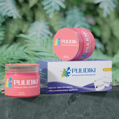 PULIDIKI Car Cleaning Gel Car Cleaning Putty Car Putty Auto Detailing Tools Car Slime Cleaner Dust Cleaning Gel for Car Interior Cleaner Car Cleaning Supplies Car Accessories Pink (2Pack) - color: Pink(2Pack)