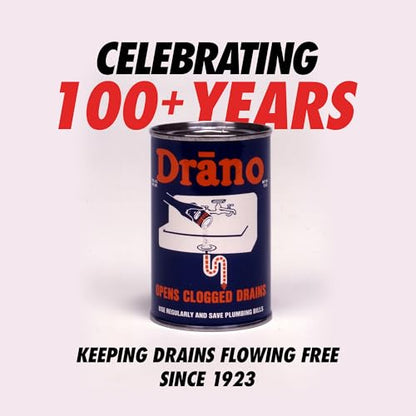 Drano Kitchen Granules Drain Clog Remover and Cleaner, Unclogs Blockage from Grease or Cooking Oil, Commercial Line, 17.6 Oz - size: 17.6 Oz (Pack of 1)