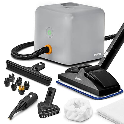Dupray Neat Plus Steam Cleaner with 17-Piece Accessory Kit. A powerful multi-purpose steamer designed for deep cleaning floors, upholstery, grout, and more. *Kills 99.9% of Bacteria & Viruses - size: 17-piece (Neat Plus)