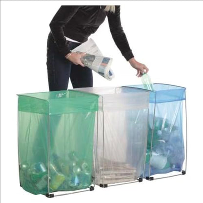 Bag Buddy Trash Bag Holder for 55 Gallon Contractor Trash Bags or 30 Gallon Kraft Yard Bags - Ideal for Yard Work, Site Cleanup, Parties & Events - Heavy Duty Waste Frame - Qty 1 - size: 55 Gallon