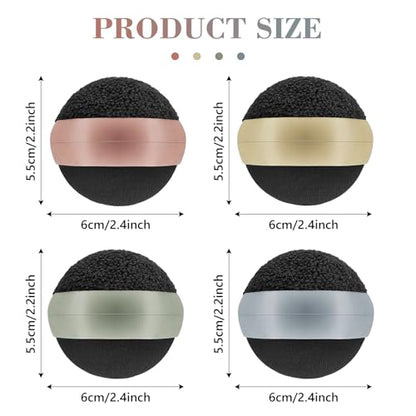 Suclain 4 Pack Touch Screen Cleaner Balls Phone Cleaning Ball Microfiber Touch Car Screen Glass Cleaner for Easter Computer Laptop Phone Monitor - color: Green, Blue, Warm Red, Yellow