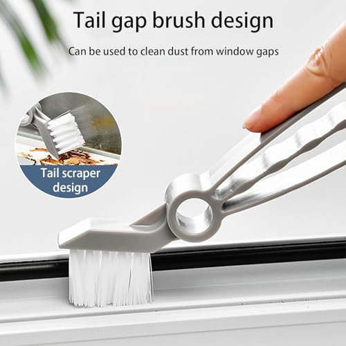 Blind Window Track Cleaner Groove & Crevice Sliding Door Track Cleaning Tool Home Air Conditioner Fan Dusting Gap Cleaning Brush(1 piece) - style: 1 piece