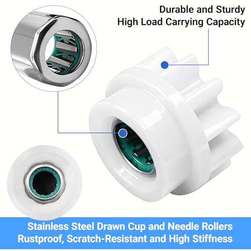 Pedal Bearing Replacement Fits OCedar Mop Bucket - 2 Pack Easy Fix One Way Clutch Gear Sprockets Repair, Compatible with Vileda Rotation Mop Buckets & OCedar Replacement Parts