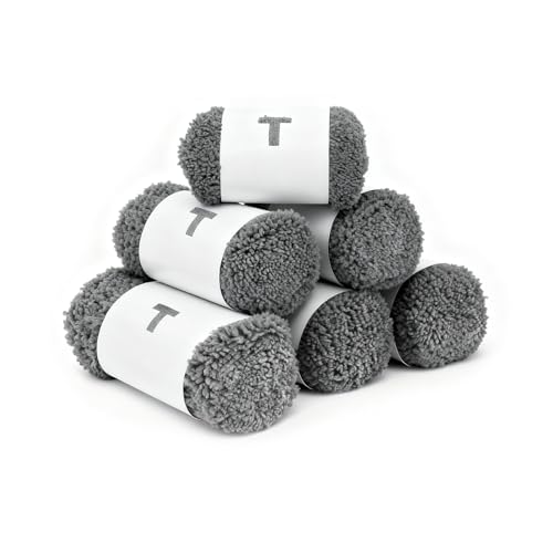 12 Pieces Microfiber Replacement Pads for W2/W3/X1 Window Cleaners, Reusable, Machine Washable (12) - color: Gray12