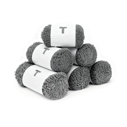 12 Pieces Microfiber Replacement Pads for W2/W3/X1 Window Cleaners, Reusable, Machine Washable (12) - color: Gray12