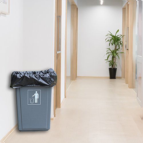 10 Gallon Kitchen Trash Bag, Black Wastebasket Liners, 170 Counts - size: 85 Count (Pack of 2)