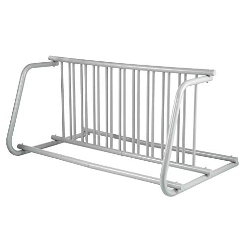 BestEquip 10 Holders Floor Bike Rack, 59" Length All-Steel Grid Bike Rack, 10-Bike Capacity Dual-Side Storage Stand for Garages Streets Yards Bike Events - size: 59"