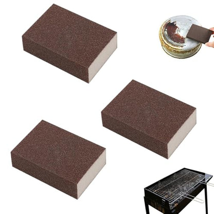 Magic Emery Cleaning Sponge, Nano Carborundum Sponge, Stainless Steel Sinks and Kitchen Utensils, Essential Kitchen Cleaning Tool (3Pcs) - color: 3pcs