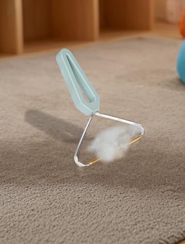 1 PCS Pet Hair Removal Tool, Fuzz Lint from Carpet, Rug, and Furniture – Effective Rake,Scraper,Shaver and Brush – Lint Cleaner and Pro Pet Hair Remover – Ideal for Pet Towers,Couch,Car - color: Turquoise, size: 1 PCS