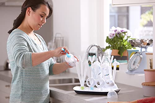 Philips AVENT Baby Bottle and Nipple Brush,Grey,SCF145/18,(Pack of 12) - size: 1 Count (Pack of 12)