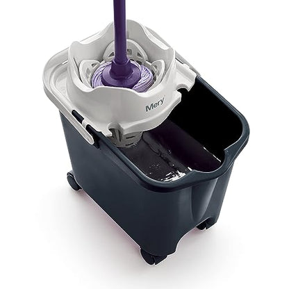 Rayen 0336.12 Mery's Mop Bucket, Gray 38.2 x 25.5 x 39 cm