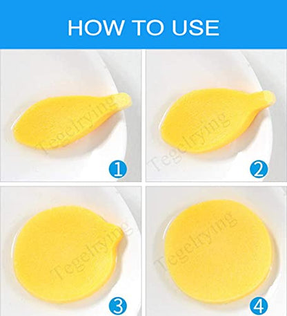 Facial Sponge Compressed,60 Pcs PVA Professional Makeup Removal Wash Round Face Sponges Spa Pads Exfoliating Cleansing for Women,Yellow,Pink - color: Yellow,Pink