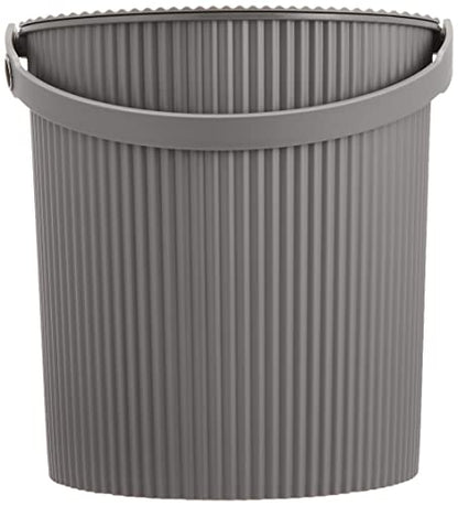 Yahata Kasei 235804 Omniutti Bucket with Lid, New Gray, LL, 5.3 gal (20 L), Neutral - color: New Grey, style: LL Size: 6.5 gal (20 L)