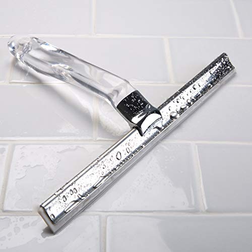 Bath Bliss Stainless Steel Squeegee with Acrylic Handl