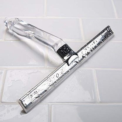 Bath Bliss Stainless Steel Squeegee with Acrylic Handl